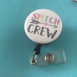 Speech Crew retractable badge reel